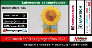 AGROmashEXPO és AgrárgépShow 2023 a Hanki-Ker Kft. részvételével